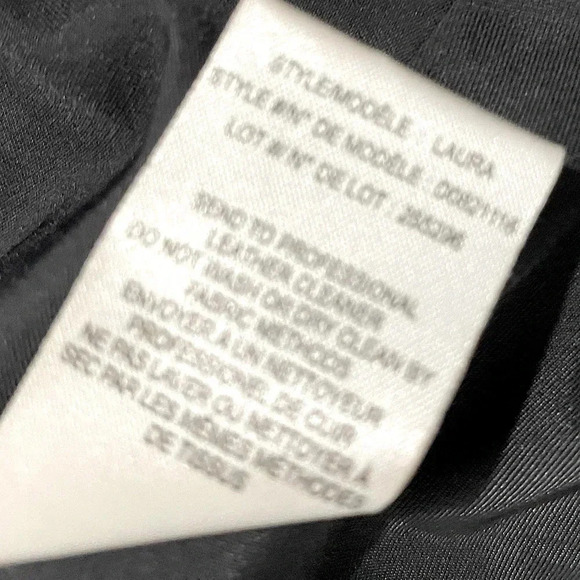 Theory Laura Leather Wool Cashmere Jacket Pea Coat - Picture 11 of 11